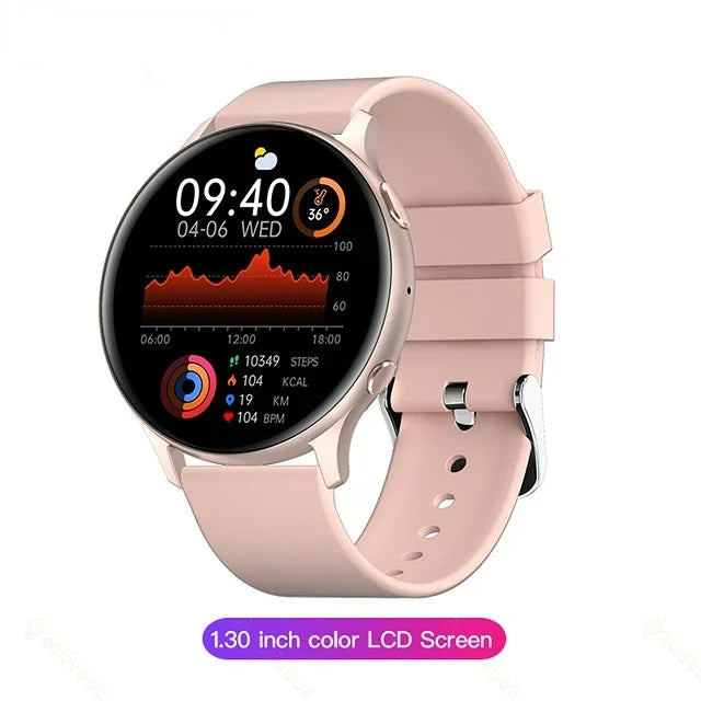 Xiaomi 2025 New Bluetooth Call Smart Watch Women Sports Fitness Tracker Waterproof Smartwatch Large HD Screen For Huawei Phone