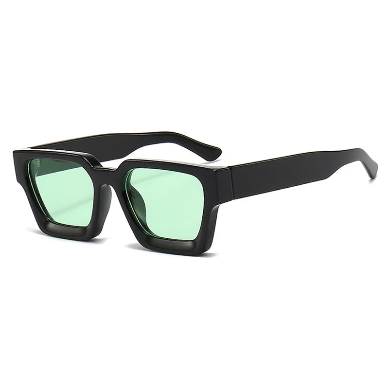 SHAUNA Ins Popular Women Square Sunglasses Retro Men Tinted Shades UV400