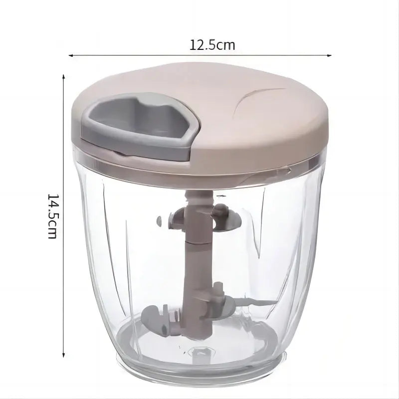 Home Kitchen Manual Ginger Grinder Garlic Mud Splasher Multifunctional Vegetable Cutter Handheld Meat Grinder Modern Minimalist