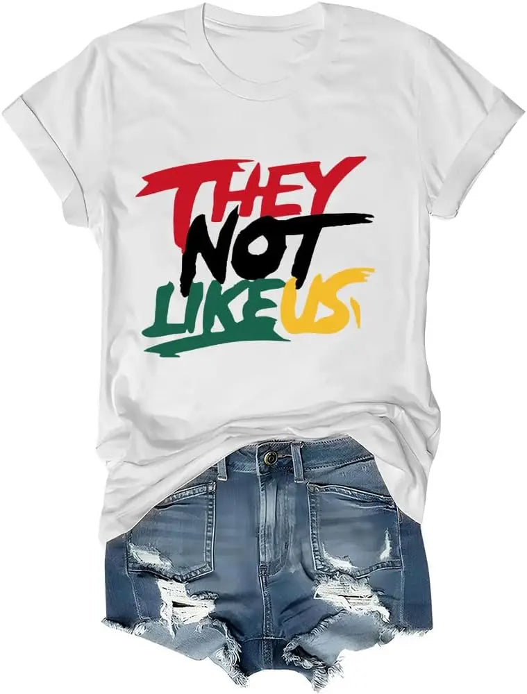 They Not Like Us Shirt They Not Like Us T-Shirt They Not Like Us Tshirt Women Clothing