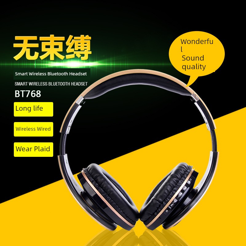 Wireless Headphones Bass Headphones Bluetooth Headset Stereo